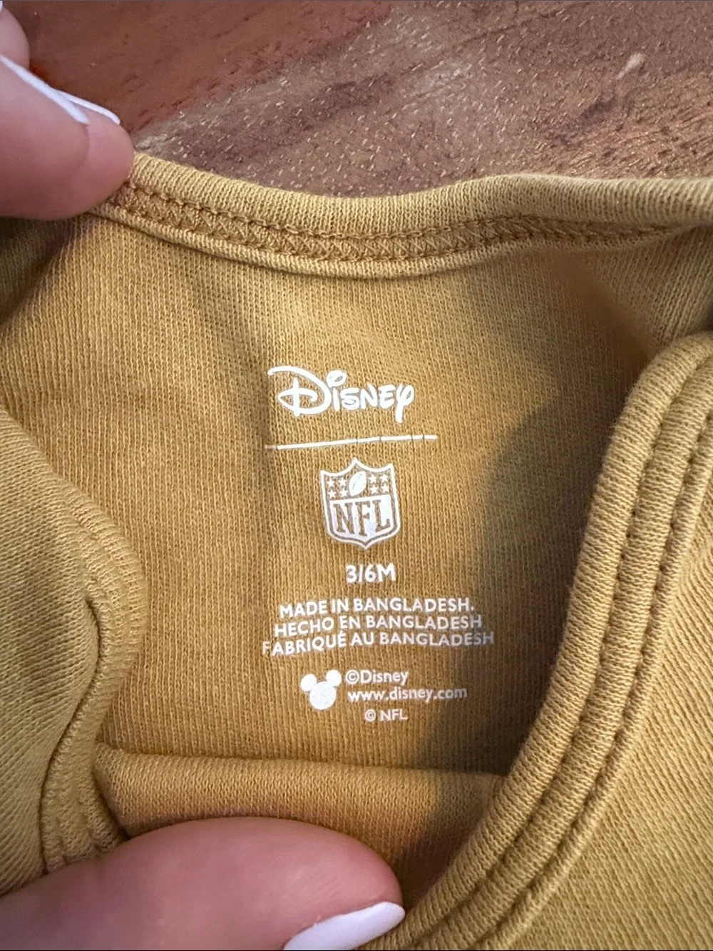 Disney Baby One-Piece Bodysuits - Gray & Mustard